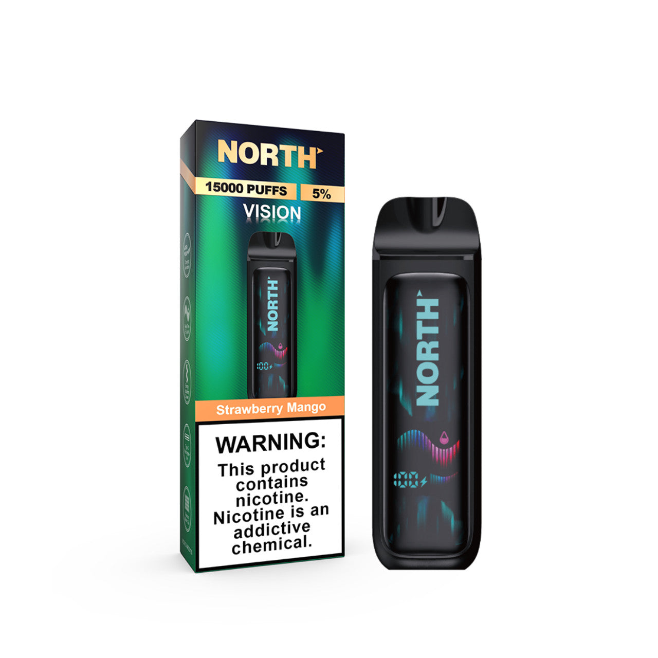 NORTH VISION (15K) PUFFS DISPOSIBALE VAPE