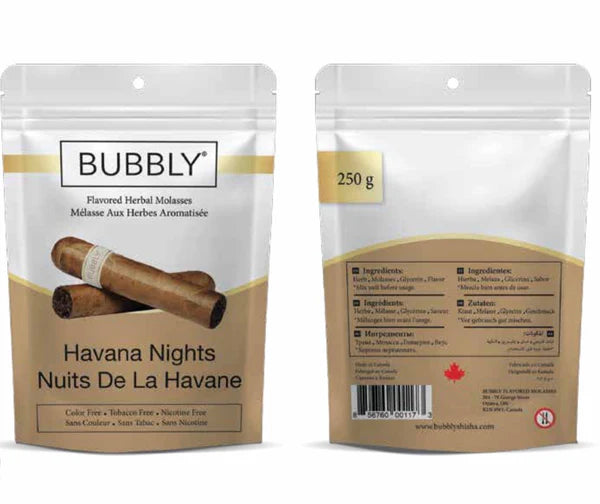 Bubbly Shisha Flavors – 250 g Herbal Hookah Flavors