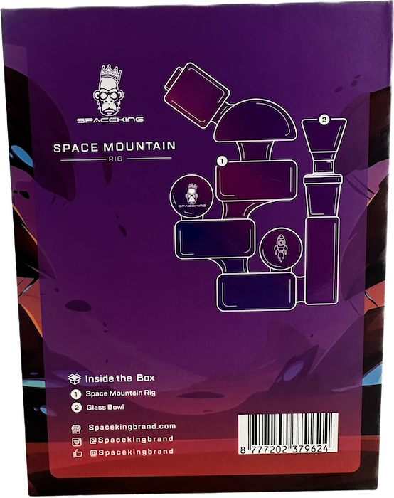 Space King Glass - 'Space Mountain' Bong