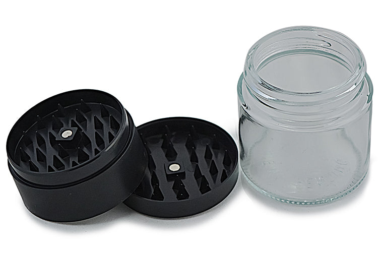 Afghan Hemp Grinder Lid Jar (Display of 15)