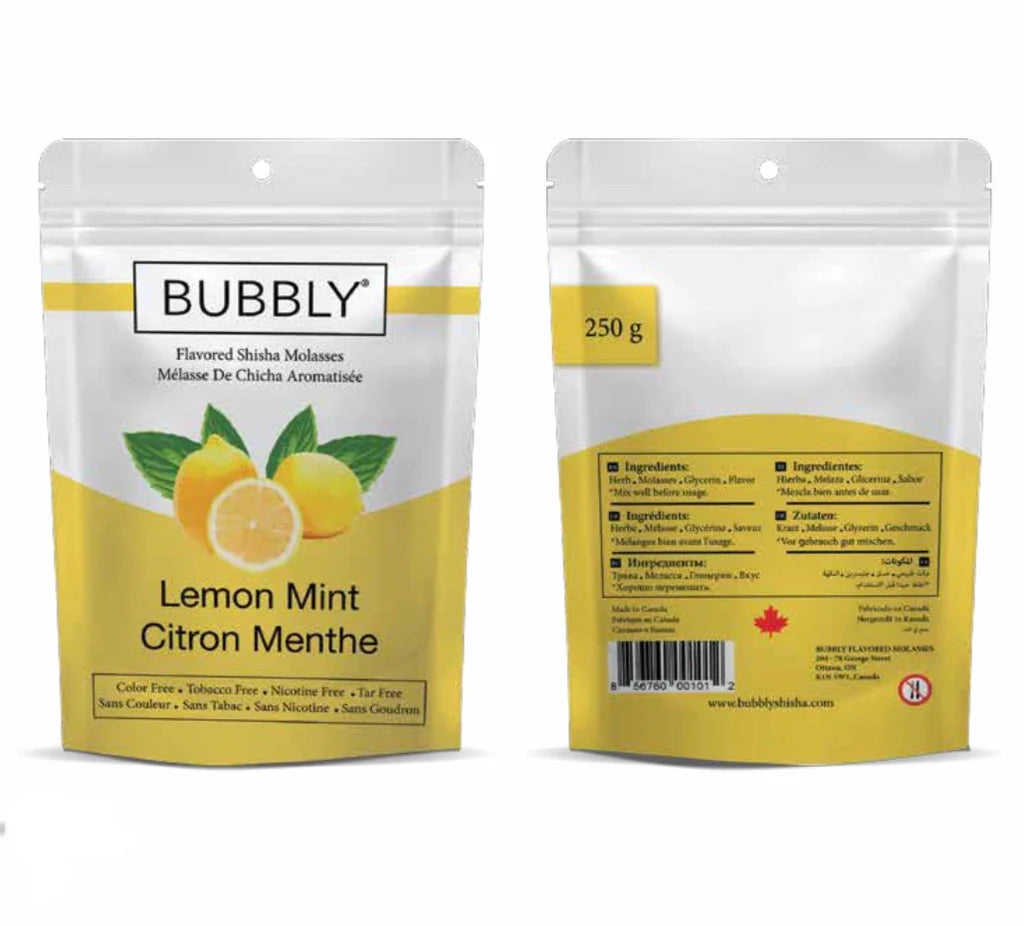 Bubbly Shisha Flavors – 250 g Herbal Hookah Flavors