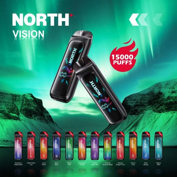 NORTH VISION (15K) PUFFS DISPOSIBALE VAPE